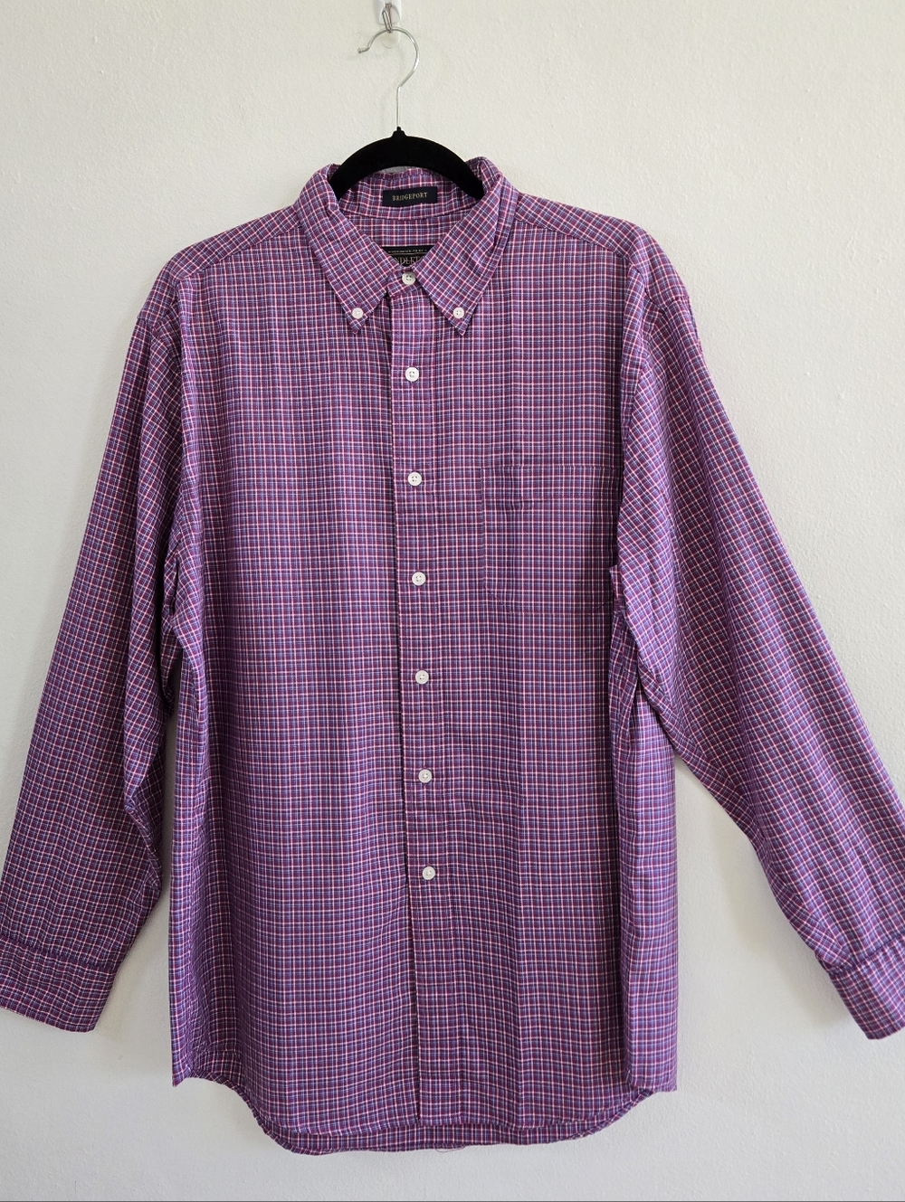 Pendleton Bridgeport Men's Button-Down Plaid Shirt in Purple - Classic Casual